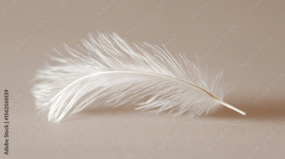 Obraz premium Macro Closeup of a Delicate White Dandelion Seed Head with Fine Details, Set Against a Soft, Blurred Background.