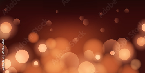 Fire and gold bokeh background. Shining golden lights on festive background. Shine and sparkle. Eps 10