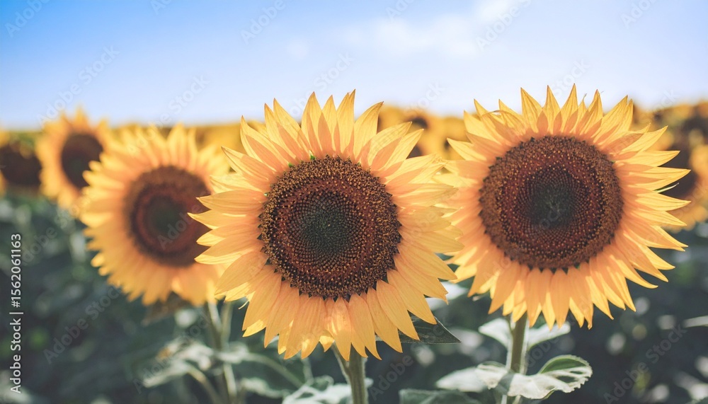 Fototapeta premium Sunflower field
