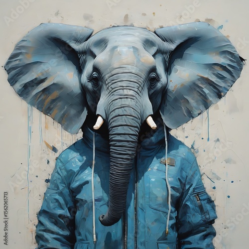 Beautiful Animal Oil Painting 