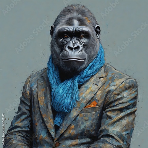 Beautiful Animal Oil Painting 