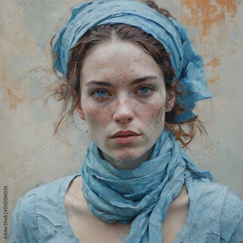 Beuatiful Woman Oil Painting 