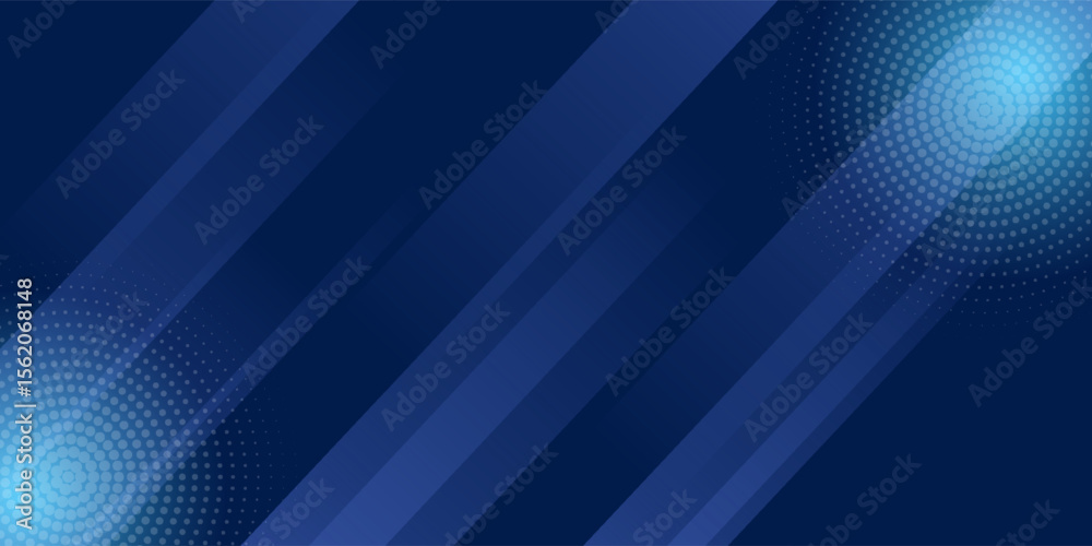 Obraz premium Dots halftone white and blue color pattern gradient grunge texture background.
