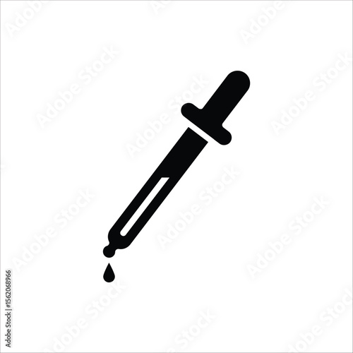Dropper icon. Medical and healthcare icon. Vector illustration for web design. Isolated on white background.