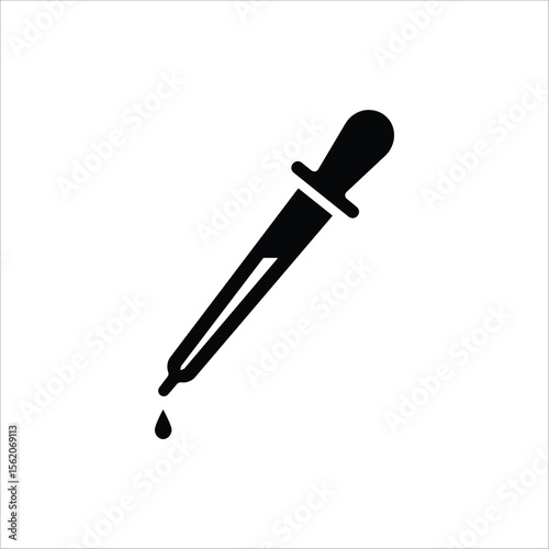 Dropper icon. Medical and healthcare icon. Vector illustration for web design. Isolated on white background.