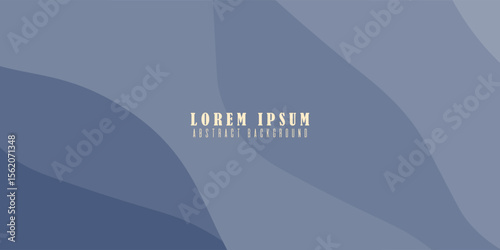 Minimalist abstract blue waves background.. suit for banner, web, brochure, presentation