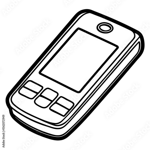 Minimal Mobile Device Outline