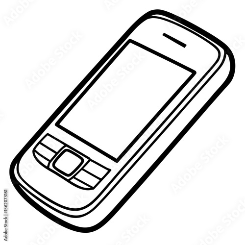 Minimal Mobile Device Outline