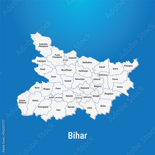 Bihar map 