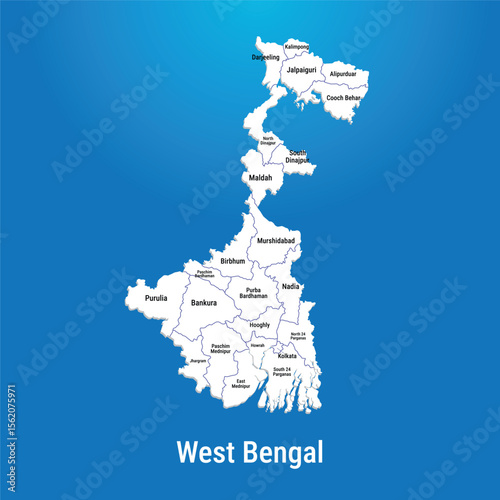 west bengal map