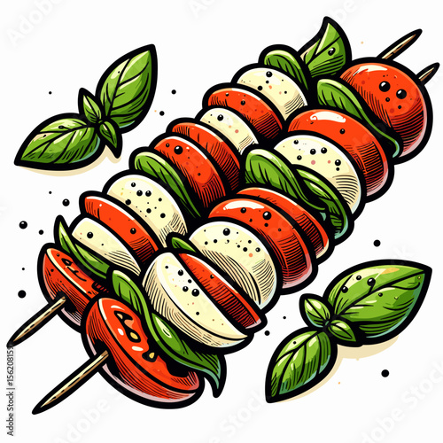 Caprese skewers