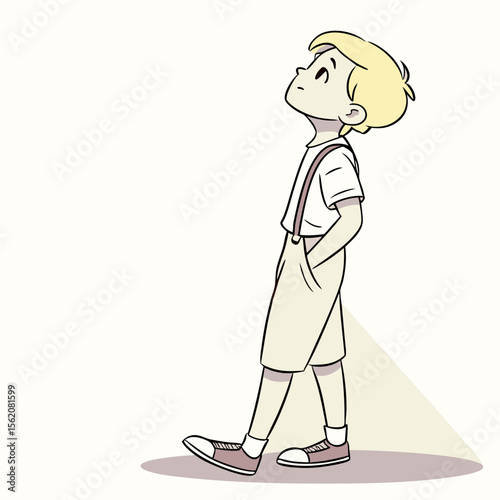 boy, blond hair boy, light skin boy, neutral expression, calm child, cartoon boy, child portrait, boy face, European child, kid character, white background, flat design, boy avatar, boy clipart, child