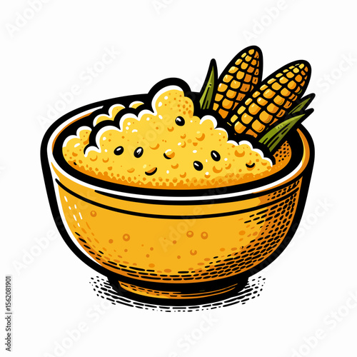  Cornmeal porridge