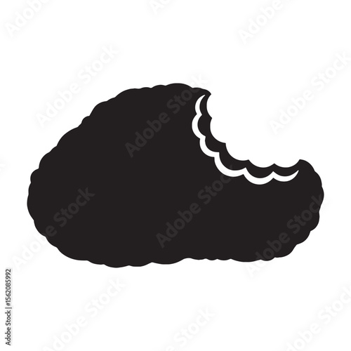 Simple food, savory design – Nuggets silhouette styled in modern Nuggets vector – Nuggets illustration

