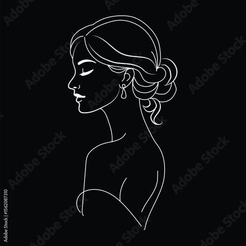 silhouette of a woman