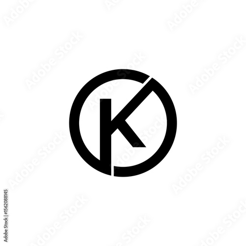 Free Download K letter logo with minimalist and modern typography design - GFXLoad