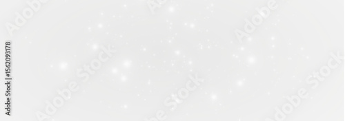 Shiny golden glitter and sparkling particles with glowing light, festive bokeh effects, star dust, and magic sparkles on an abstract black background, ideal for Christmas and party designs.