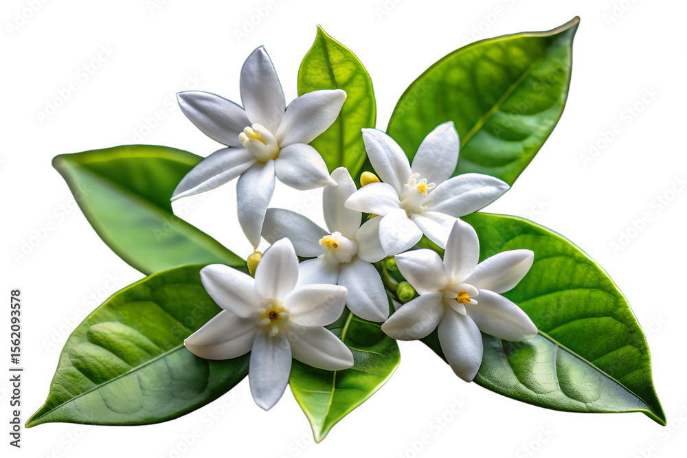 Naklejka premium White tropical frangipani flower isolated on white