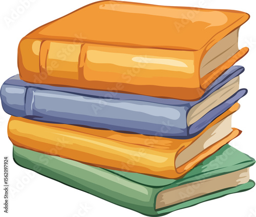 books vector art