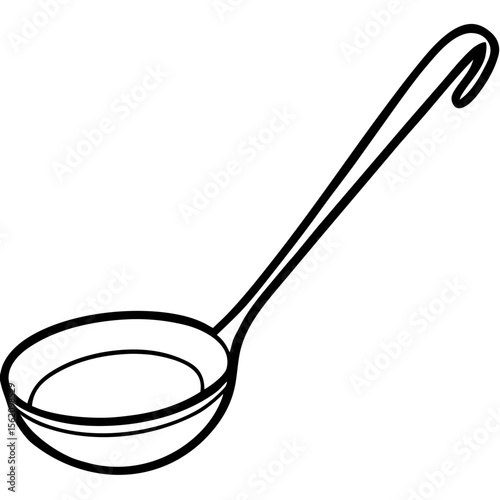 Simple Ladle Silhouette Design