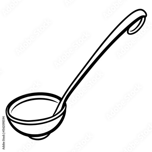 Simple Ladle Silhouette Design