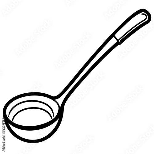 Simple Ladle Silhouette Design