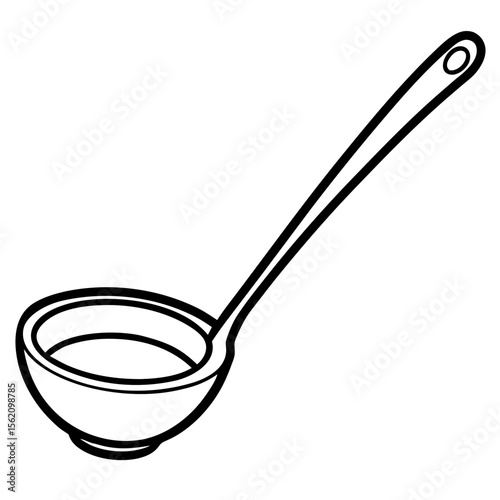 Simple Ladle Silhouette Design