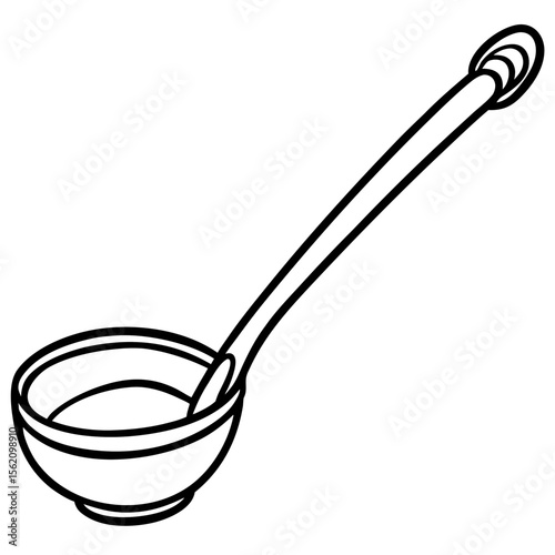 Simple Ladle Silhouette Design