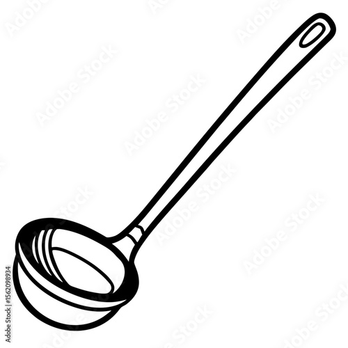 Simple Ladle Silhouette Design