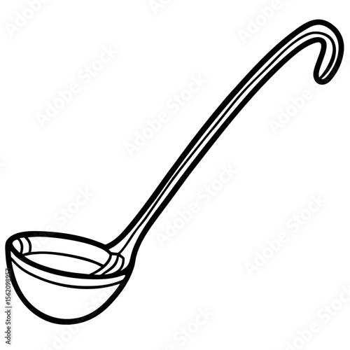 Simple Ladle Silhouette Design