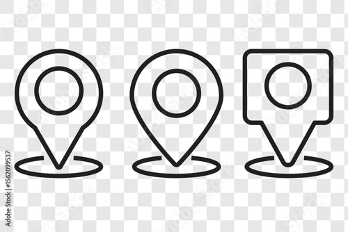 Location icon. Map pin icon set. location marker. location pin. Map pin icon vector illustration eps 10.