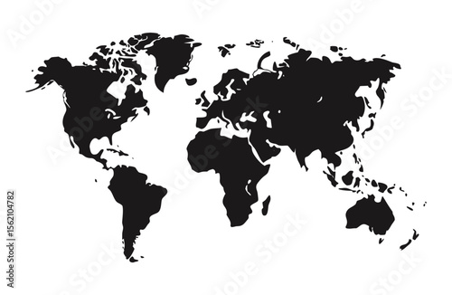 World map vector illustration