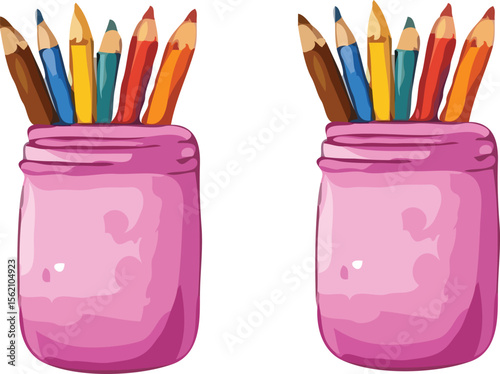 pencils in the box