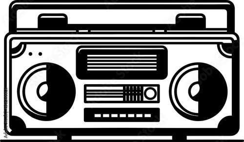 Retro Boombox: A Blast from the Past