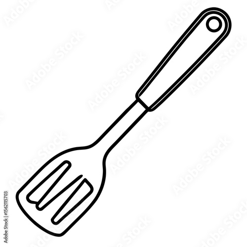 Minimal Spatula Silhouette Design