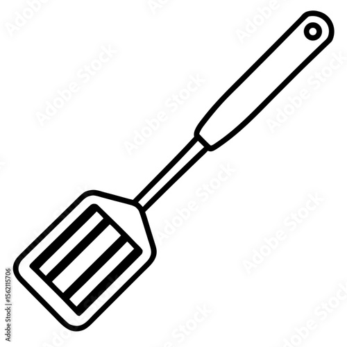 Minimal Spatula Silhouette Design