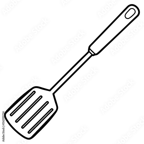 Minimal Spatula Silhouette Design