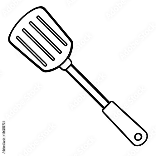 Minimal Spatula Silhouette Design