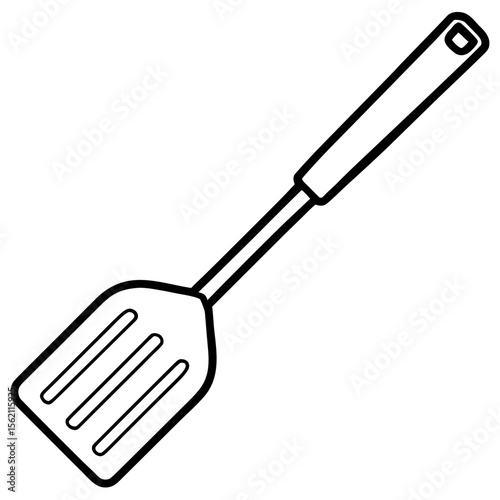 Minimal Spatula Silhouette Design