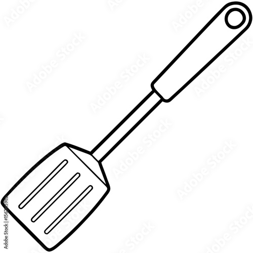 Minimal Spatula Silhouette Design