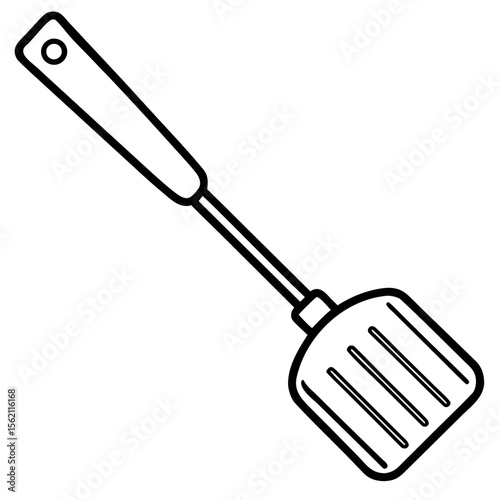 Minimal Spatula Silhouette Design