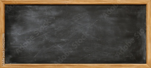 The classic blackboard ready for creative ideas and teaching moments.