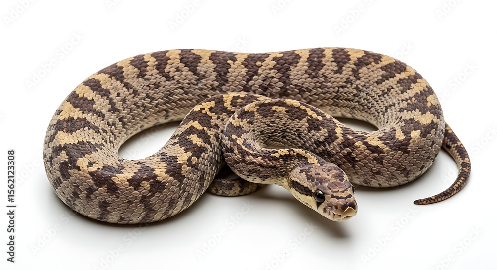 Obraz premium snake isolated on white