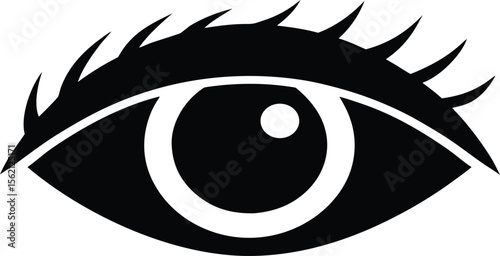 eye silhouette icon