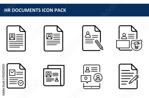HR Documents Icon Pack