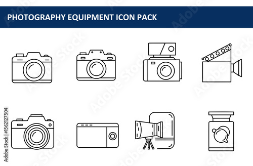 Photography Equipment Icons