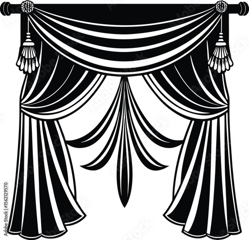 theater curtain background