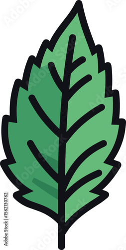 Verdant Leaf: A Botanical Icon of Freshness and Natural Beauty