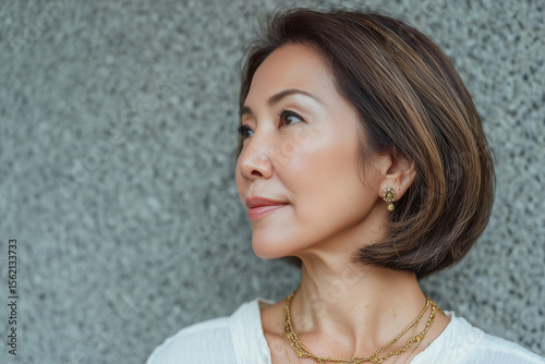 A 50-year-old asian woman