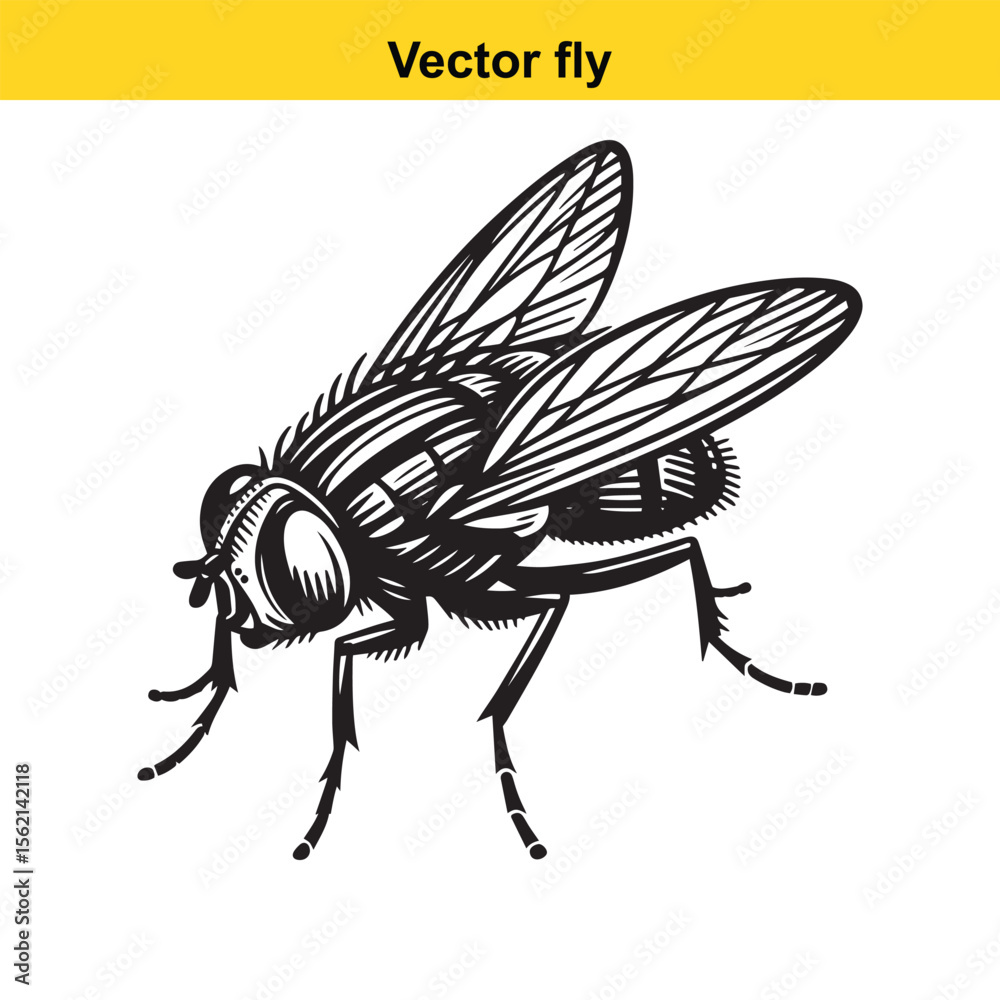 Obraz premium A vector fly.